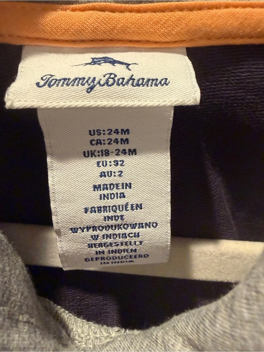 3PC Toddler Boys Shirt Bundle 2T Tommy Bahama OshKosh Old Navy Dino Hoodie